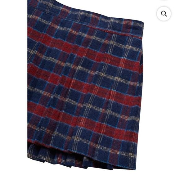 Jessica Simpson Girls' Red & Navy Plaid Skirt and Sweater Set, size 6 NEW - Picture 3 of 8
